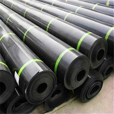 Piscina de peixe Duplo liso HDPE Liner de lago 1mm 2mm Geomembrana Lata de plástico à prova d'água