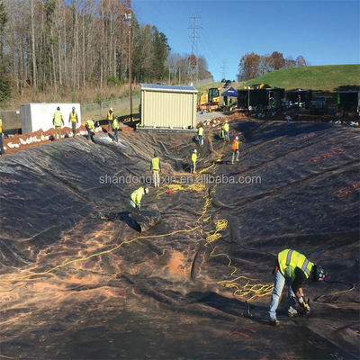 Folha de geomembrana de HDPE de 1 mm, resistente aos raios UV e aos produtos químicos