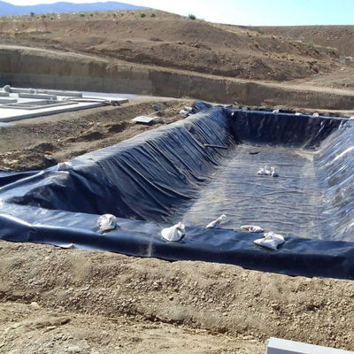 Peixe Farm Poço Liner Geomembrana HDPE comprimento 50-200m Preto Branco Azul Verde personalizado