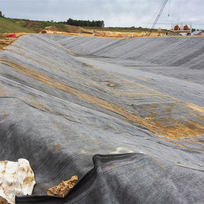 1.5mm Geomembrana de HDPE Impermeável 1m-8m Largura para tanque de estação de água