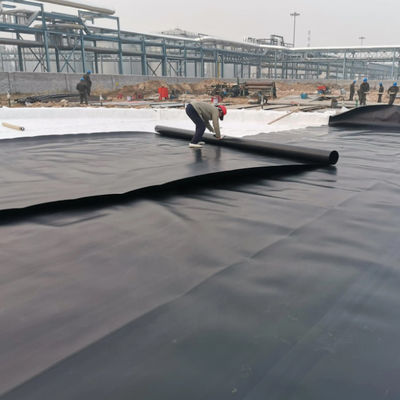500 Microns 0,5 mm espessura de peixe Liner de lagoa Geomembrana de HDPE para impermeabilização de lagoa