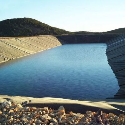 40mil LLDPE impermeabilização EDPM PEHD LDPE HDPE Dão de rolão liso Poço Geomembrana Liner para piscina 0,15mm