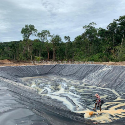 Densidade 0,940 g/cm3 1 mm revestimento de geomembrana de HDPE para revestimento de aterros sanitários de reservatórios de lagos artificiais