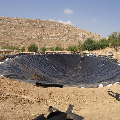 Comida Anti-UV Hdpe Liner de lago 0,5 mm 1 mm 1,5 mm 2 mm Geomembrana para tanque da fazenda de peixes da barragem