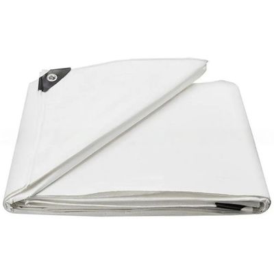 140g-220g Ligeiro Branco PE Tarpaulin Finished Sheets Coberta com padrão de plaid