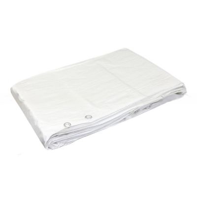 140g-220g Ligeiro Branco PE Tarpaulin Finished Sheets Coberta com padrão de plaid