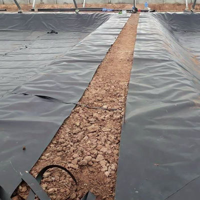 Liner de geomembrana para aterros de HDPE impermeável 1mm 1.5mm Liner de barragem de lago Preços no Quênia