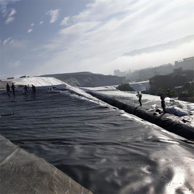 Liner de lago de peixe com geomembrana dobrável em preto ou cor personalizada para criação de caranguejos