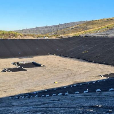 Geomembrana brilhante Geomembranas de revestimento para evaporação de sal na Argentina Largura 1m-8m