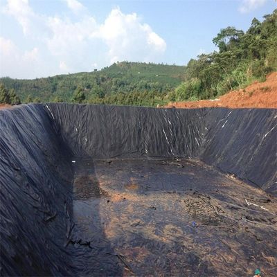 Solução de impermeabilização durável de geomembrana de alta densidade HDPE para revestimento de lagoa de piscifacção
