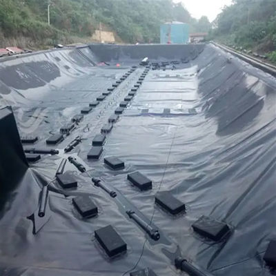 Geomembrana de dupla superfície lisa de 0,5 mm LDPE LLDPE HDPE para revestimento de barragens da indústria pesqueira