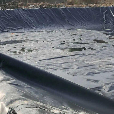 Geomembrana de dupla superfície lisa de 0,5 mm LDPE LLDPE HDPE para revestimento de barragens da indústria pesqueira