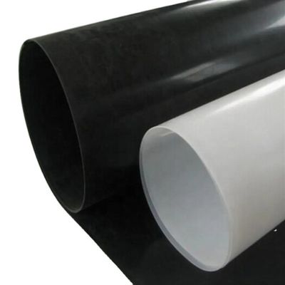 0.4mm 0.5mm 0.8mm 1mm 2mm 3mm Folha de plástico HDPE preto para revestimento de lago