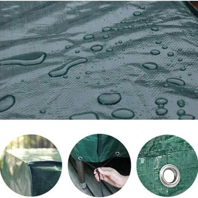 Folha de lonas revestida com LDPE de tecido PE para cobertura de barracas e camiões em material impermeável