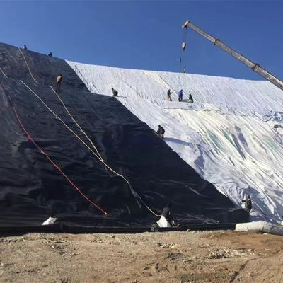 Geomembrana de HDPE de 50-100m de comprimento para revestimento de lago de peixe à prova d'água na piscina