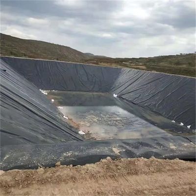 Revestimentos de lagoa de geomembrana de HDPE preto verde 1,5 mm para construção e proteção de barragens