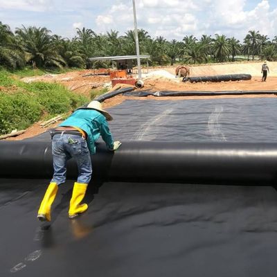 2.0mm HDPE Dam Liner para construção de barragens e lagoas em preto branco azul ou verde