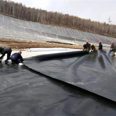 0.1mm-2.5mm Espessura Geomembrana HDPE Tanque de peixe de plástico para aquicultura