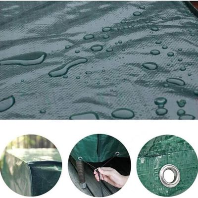 Preço acessível 500D-1500D Contagem de fios Tarpaulin HDPE para cobertura de telhado à prova d'água