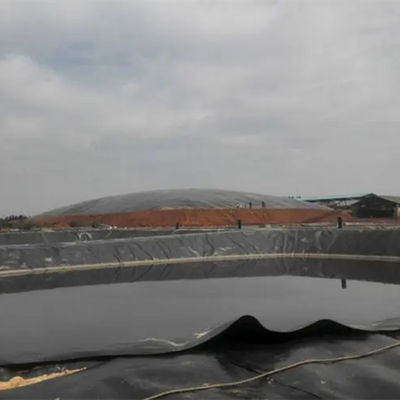 Revestimento de tanques de aquicultura de geomembrana de HDPE branco para tanques de peixes e de longa duração