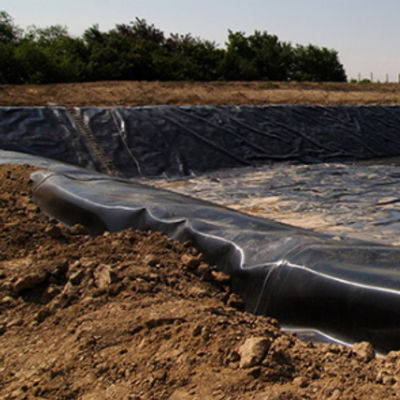 Capacidade de solução do projeto Geomembrana preto de HDPE 0,5 mm para lagoas de criação de camarão
