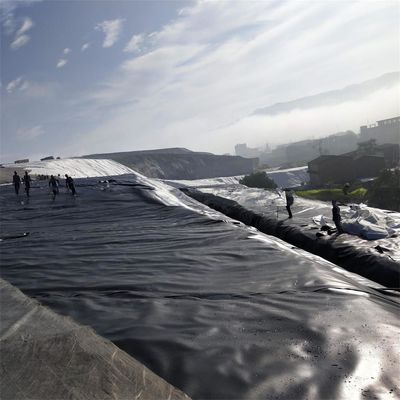 1.0mm Geomembrana 2mm Hdpe Geomembrana 20 Mil Liner de lagoa para geomembranas 1m-8m Largura