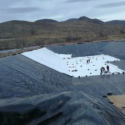 1.0mm Geomembrana 2mm Hdpe Geomembrana 20 Mil Liner de lagoa para geomembranas 1m-8m Largura