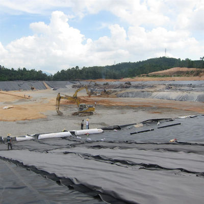 1.0mm Geomembrana 2mm Hdpe Geomembrana 20 Mil Liner de lagoa para geomembranas 1m-8m Largura