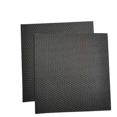 Geomembrana de tanque de rejeitos de HDPE de 0,75 mm resistente aos raios UV para lago de peixe de cor preta ou personalizada