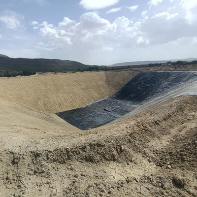 1 mm HDPE Geomembrane Fish Farm Pond Liner para a Sustentabilidade do Reservatório Impermeável