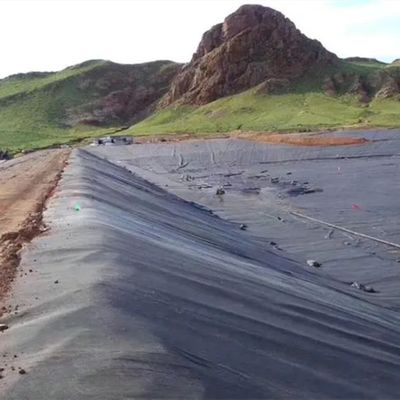 Geomembrana Brilhante Preta 1.5 mm/2.0 mm HDPE Liner para revestimentos impermeáveis de barragem de plástico