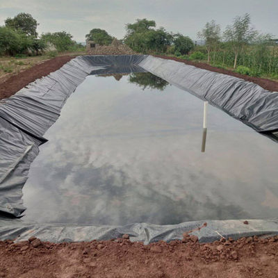 comprimento comprido 0,2-2,5 mm geomembrana HDPE piscinas de piscicultura de lago Liner com 0,940 g/cm3 densidade