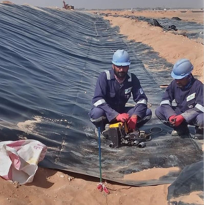 Apoio Técnico em linha Liner de lago de peixe de geomembrana de HDPE para aquicultura