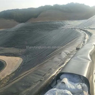 Revestimento de água de plástico exterior Reforçado de polietileno para lago Geomembrana Hdpe Liner Roll