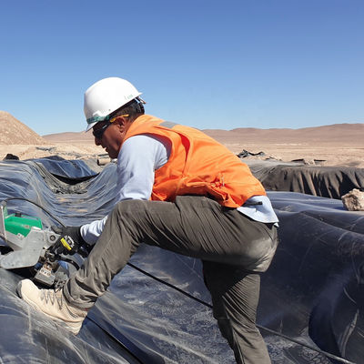 Azul 2 mm Geomembrana de Polietileno de Alta Densidade Hdpe Plástico de Peixe