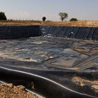 HDPE Geomembrana Liner de lago de peixe 0,3 mm-3 mm Solução total para projetos de impermeabilização
