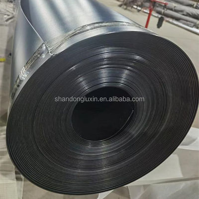 Geomembrana preta lisa de estilo industrial impermeável HDPE para lagoas industriais