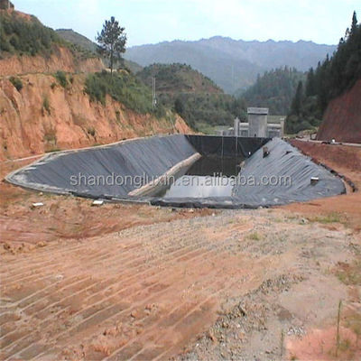 Hdpe Liner de lago de peixe Geomembrana 0,5 mm 0,75 mm 1 mm 1,5 mm Liner de lago redondo para lago de camarão