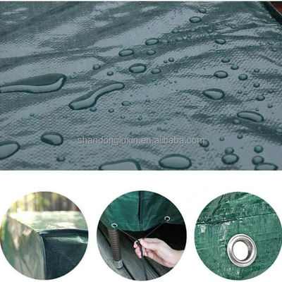 Tela de caminhão leve para coberturas de lago de peixe verde escuro Durável e à prova de água