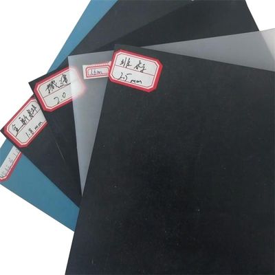 Superfície lisa Membrana geo HDPE 500 microns Camarão preto Lâmina de lago de peixe comprimento 50-200m