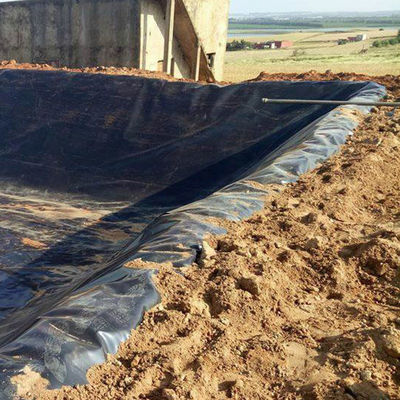 1.5mm Polietileno Depósito de lixo Geomembrana HDPE para projetos industriais Capacidade de solução