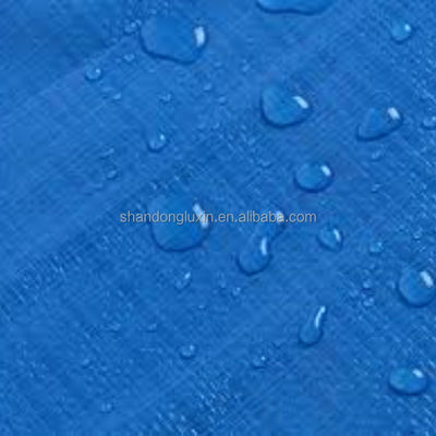 Capa de tecido à prova d'água de tenda de lonas de PE PP tratada anti-UV com alta densidade 6*6-16*16