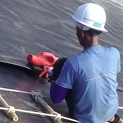 Densidade Peixe Farm lago Liner HDPE Geomembrana 1mm 1.5mm 2mm para proteção superior