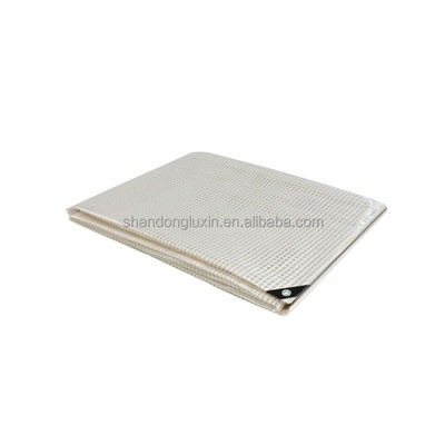 160g M2 Rolos de Relhas Azul Branco HDPE Tecido de Tecido HDPE Tarpaulin com Lamination LDPE