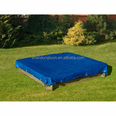 160g M2 Rolos de Relhas Azul Branco HDPE Tecido de Tecido HDPE Tarpaulin com Lamination LDPE