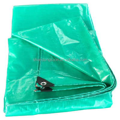 Diretamente de 160 gsm Tarpaulin verde PE para tendas impermeáveis e cobertura de telhado de toldo