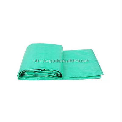 Diretamente de 160 gsm Tarpaulin verde PE para tendas impermeáveis e cobertura de telhado de toldo