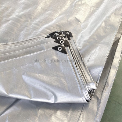 50-300gm PE revestido de telas de lonas impermeáveis de lonas para proteção contra poeira de caminhão