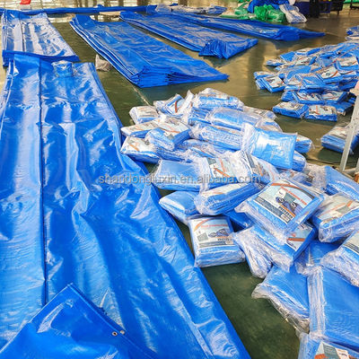 Folha de tecido de plástico resistente aos raios UV, lonas reforçadas para agricultura/capa industrial