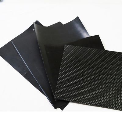 Geomembrana pretas pré-fabricadas ecológicas e duráveis para lagoas de peixes 0,5 mm 1 mm 2 mm